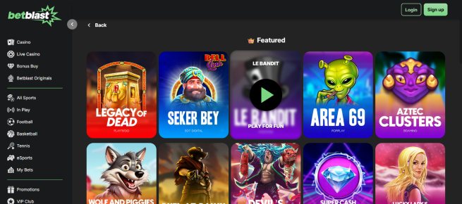 Ontdek de leukste BetBlast casino spellen